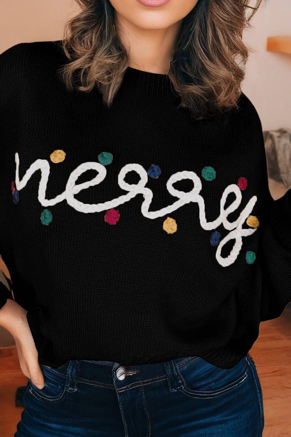 Merry Dot Sweater
