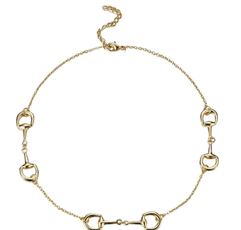 Horsebit Gold Necklace