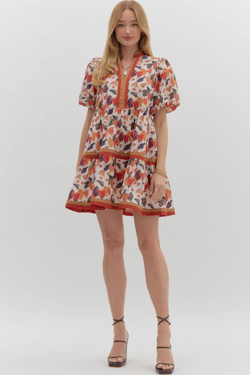 Autumn Floral Dress