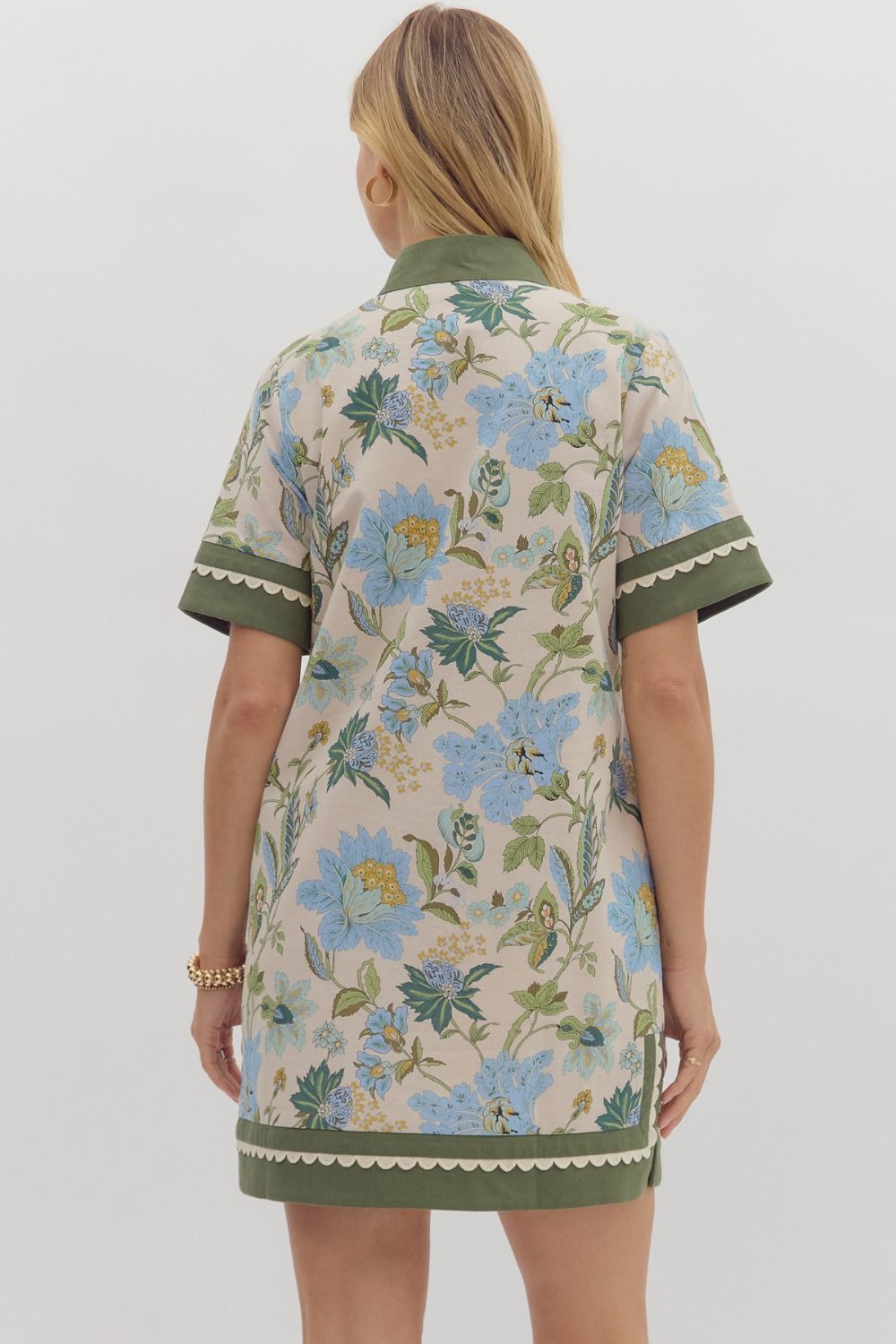 Kelly Scallop Mini Dress