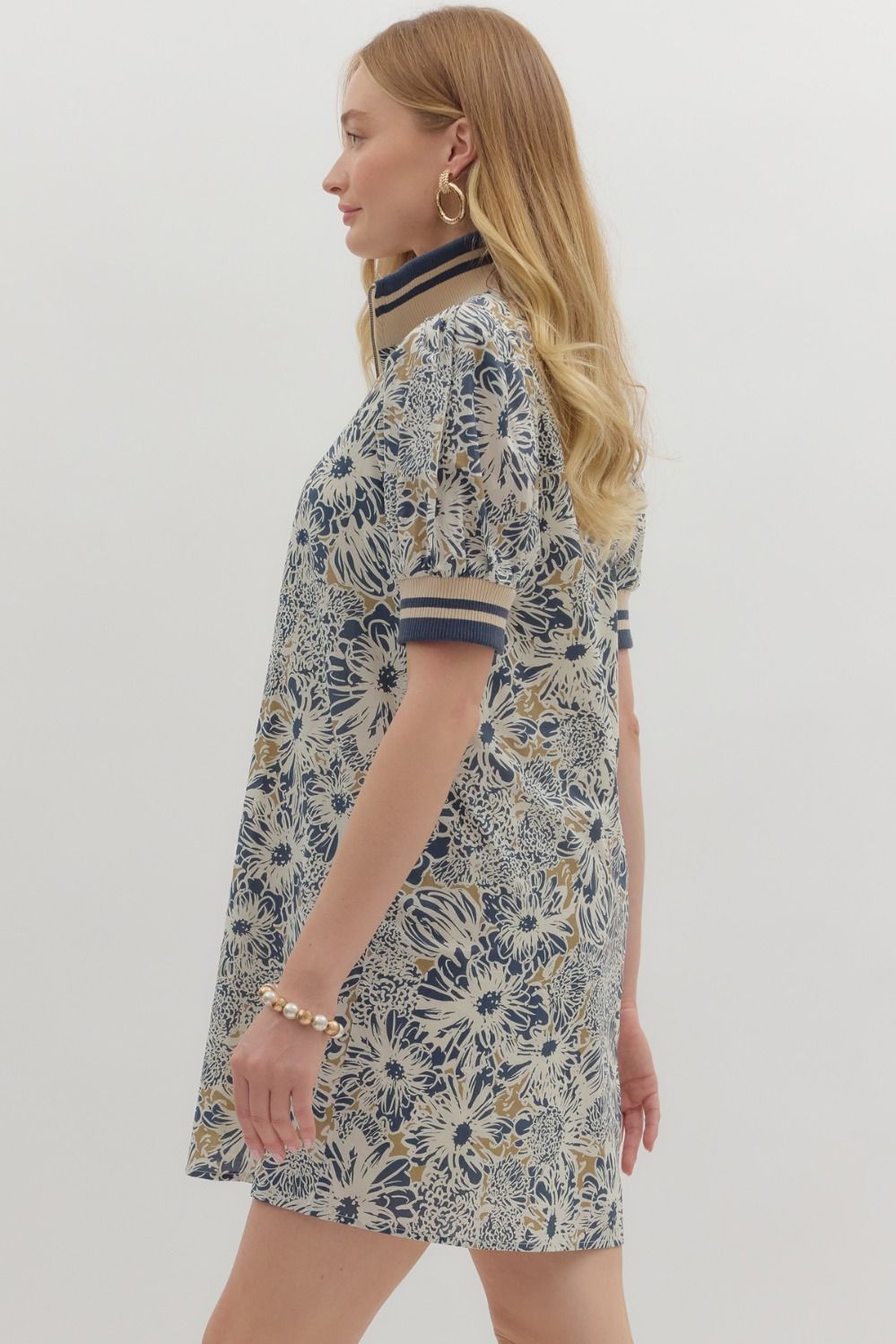 Ashley Floral Collar Dress