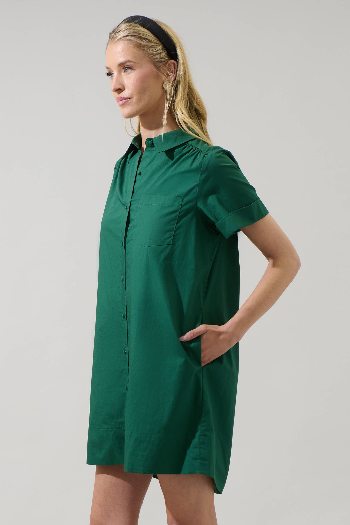 Amina Dress-Emerald