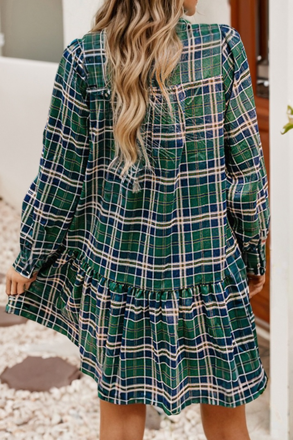 Shannon Plaid L/S Dress