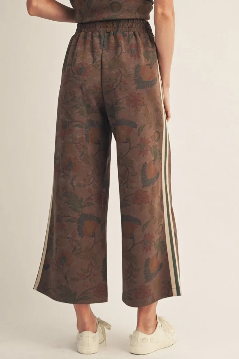Espresso Floral Pants
