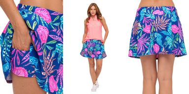 Sunset Palm Skort