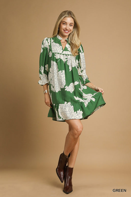 Amelia Dress-Green