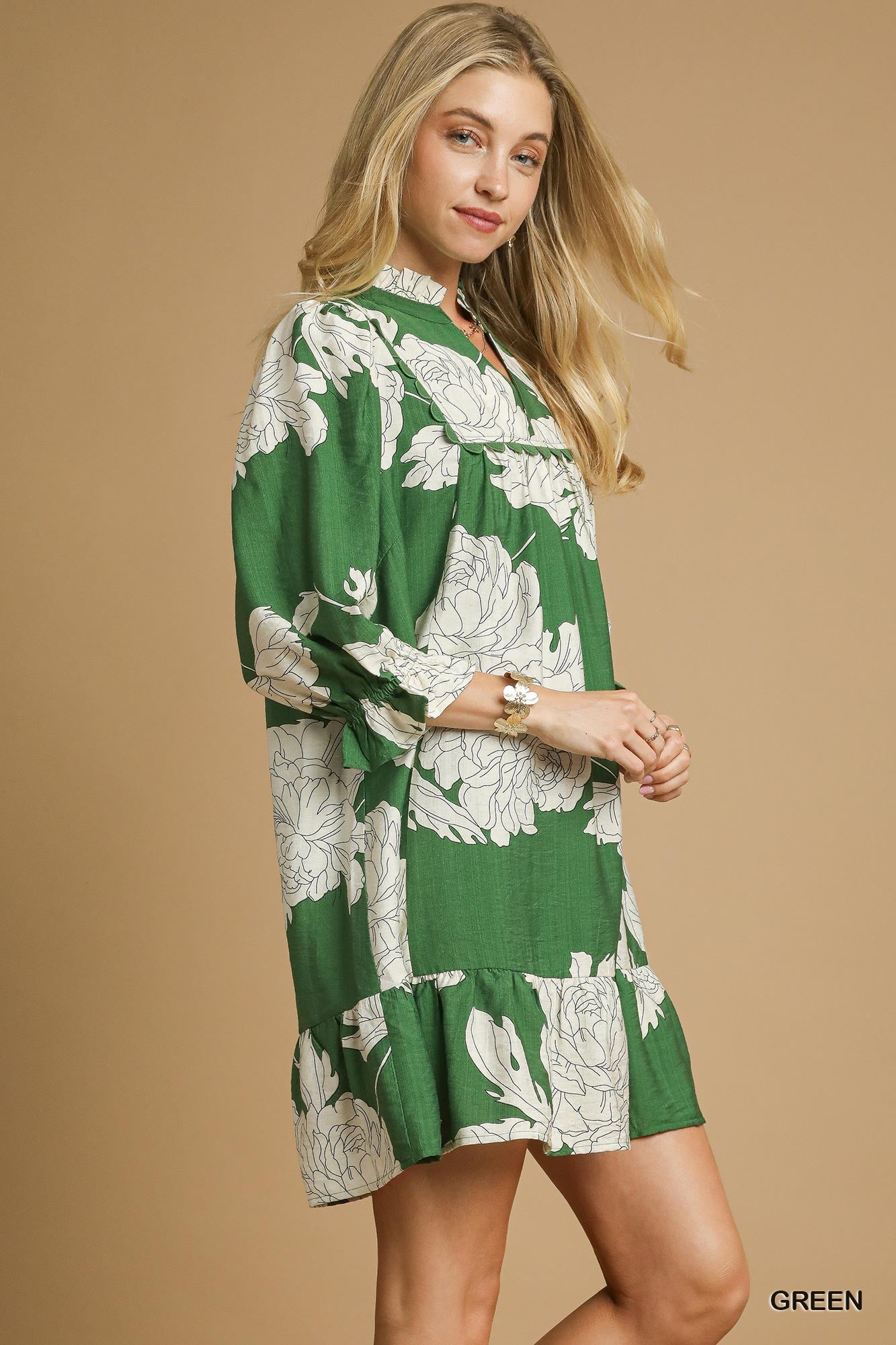Amelia Dress-Green