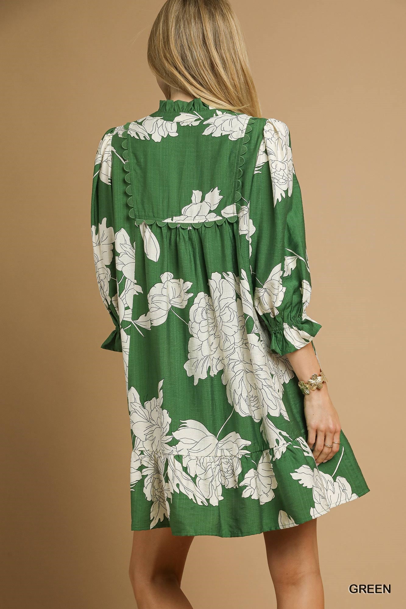 Amelia Dress-Green