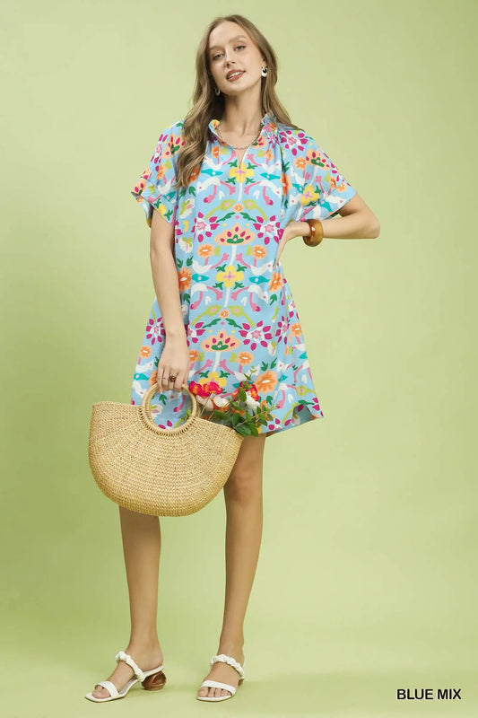 Floral Breeze Shift Dress