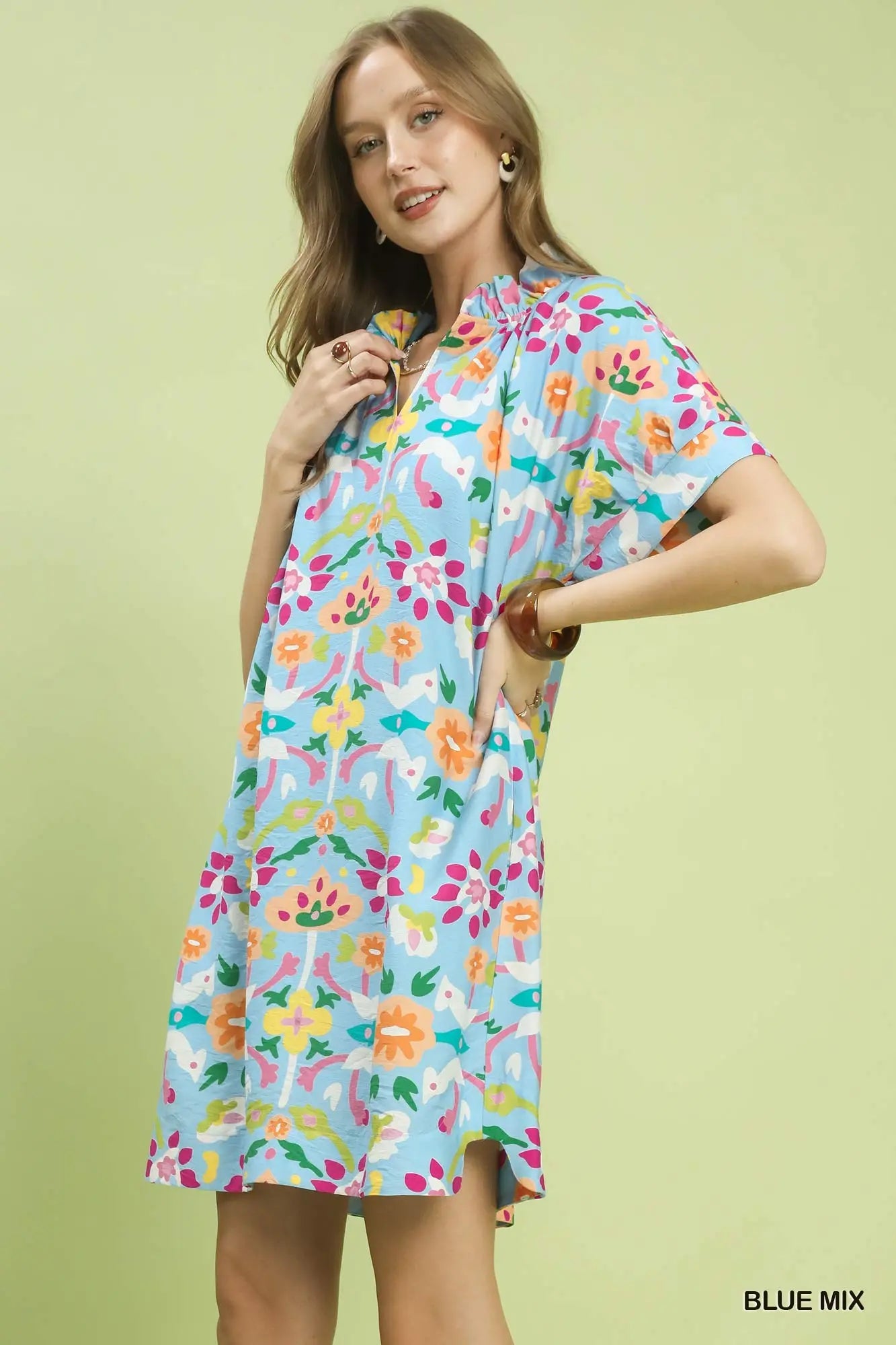 Floral Breeze Shift Dress