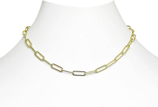 Chic Gold Link Necklace