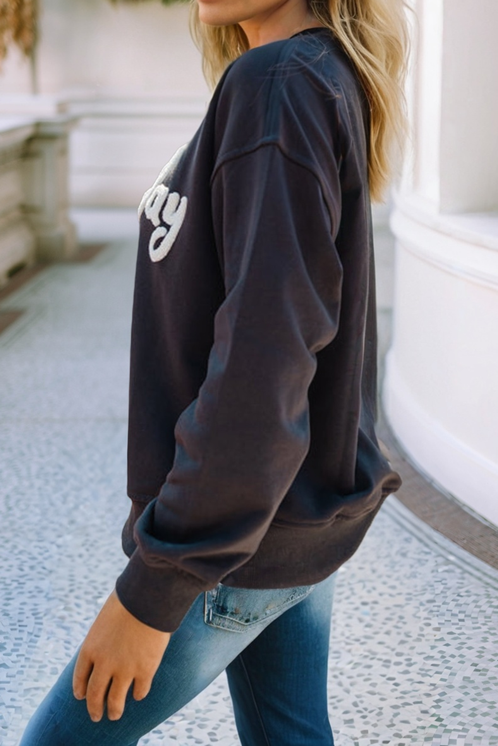 Game Day Soft Lightweight Sweatshirt: Black