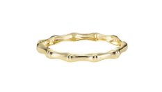 Gold Bamboo Reed Bracelet