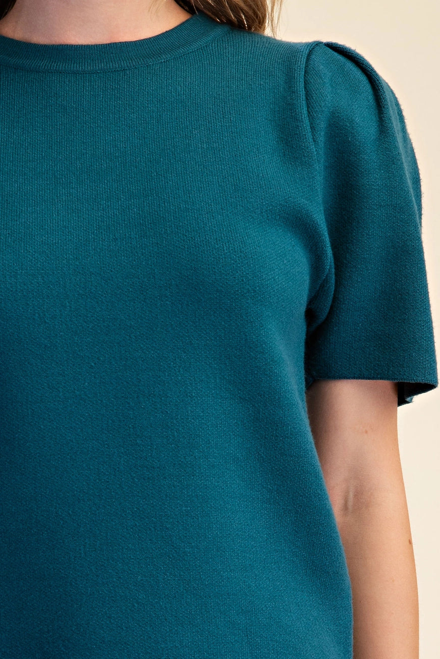 Teal Appeal Knit Top