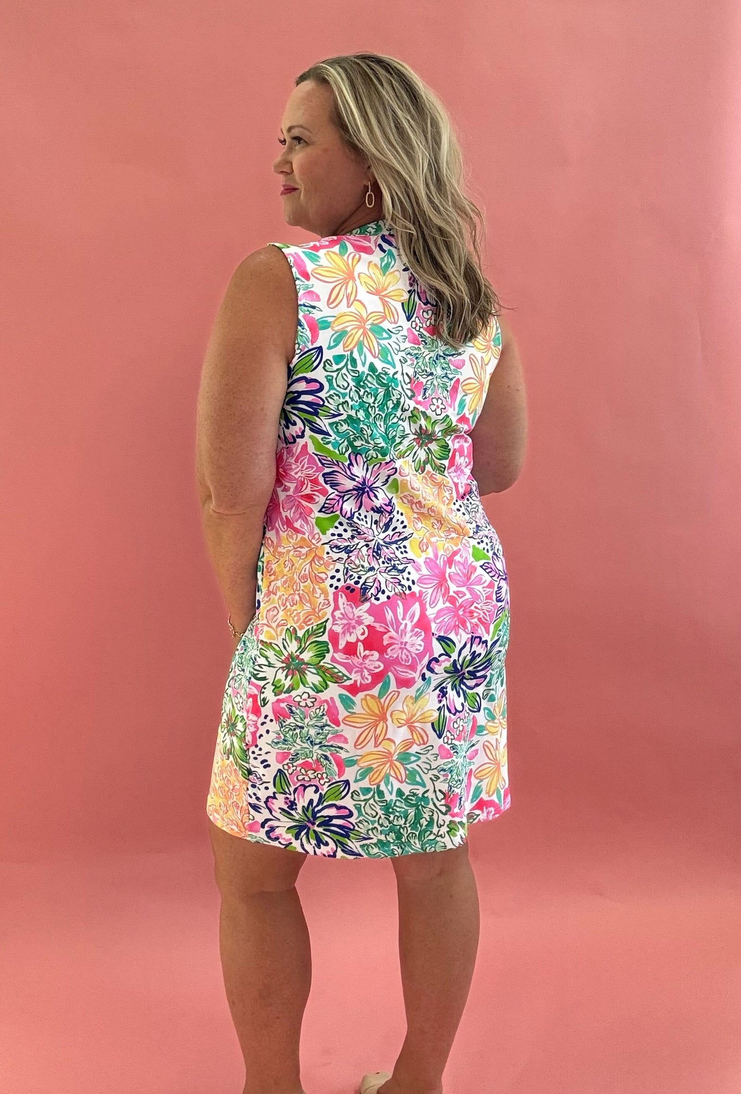 Paradise Bloom Sleeveless Dress