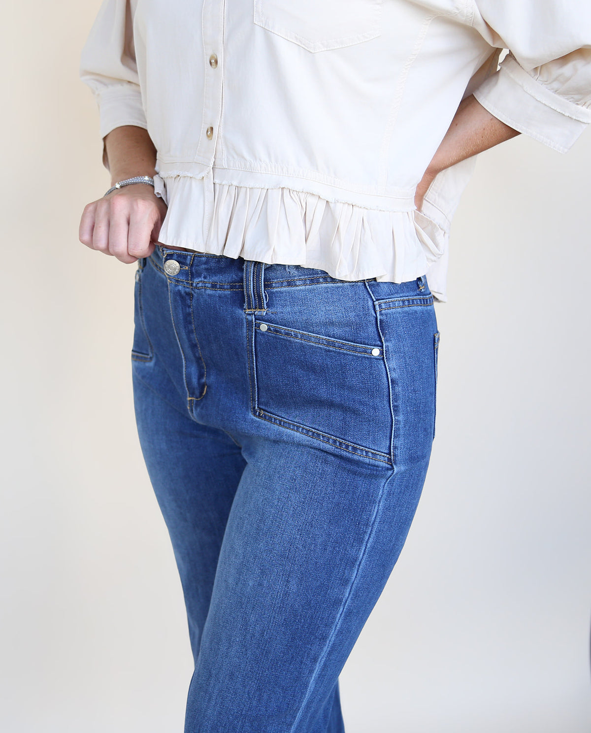 Perfect Cropped Denim Pants