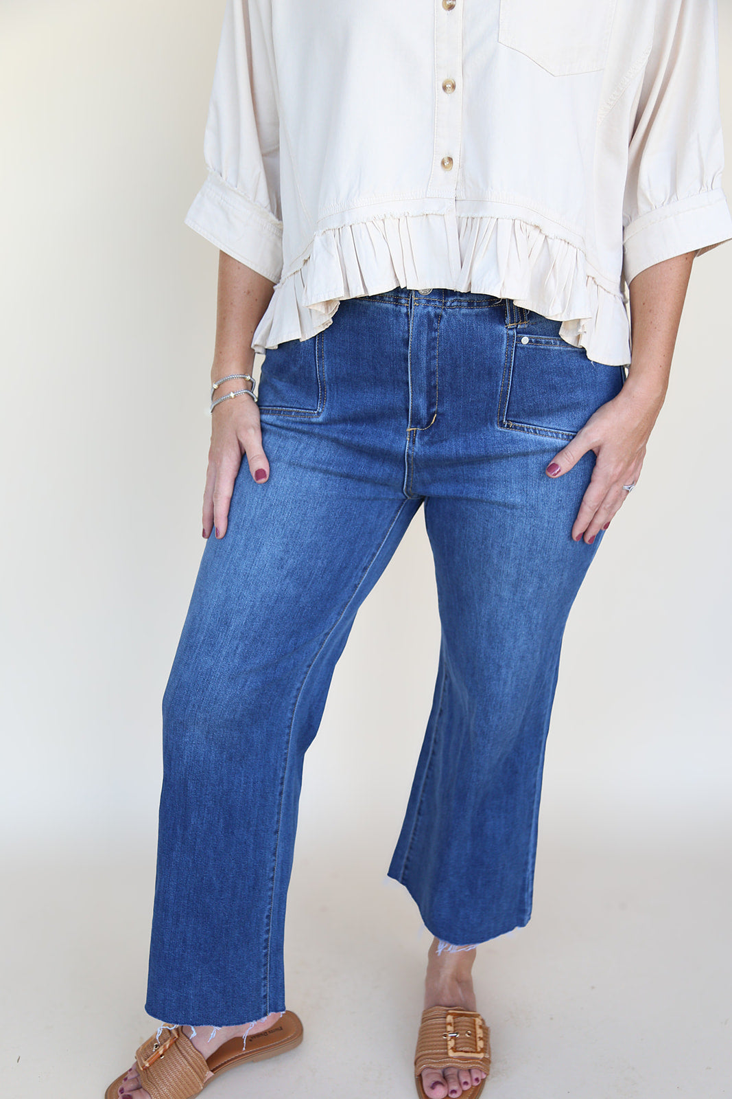 Perfect Cropped Denim Pants