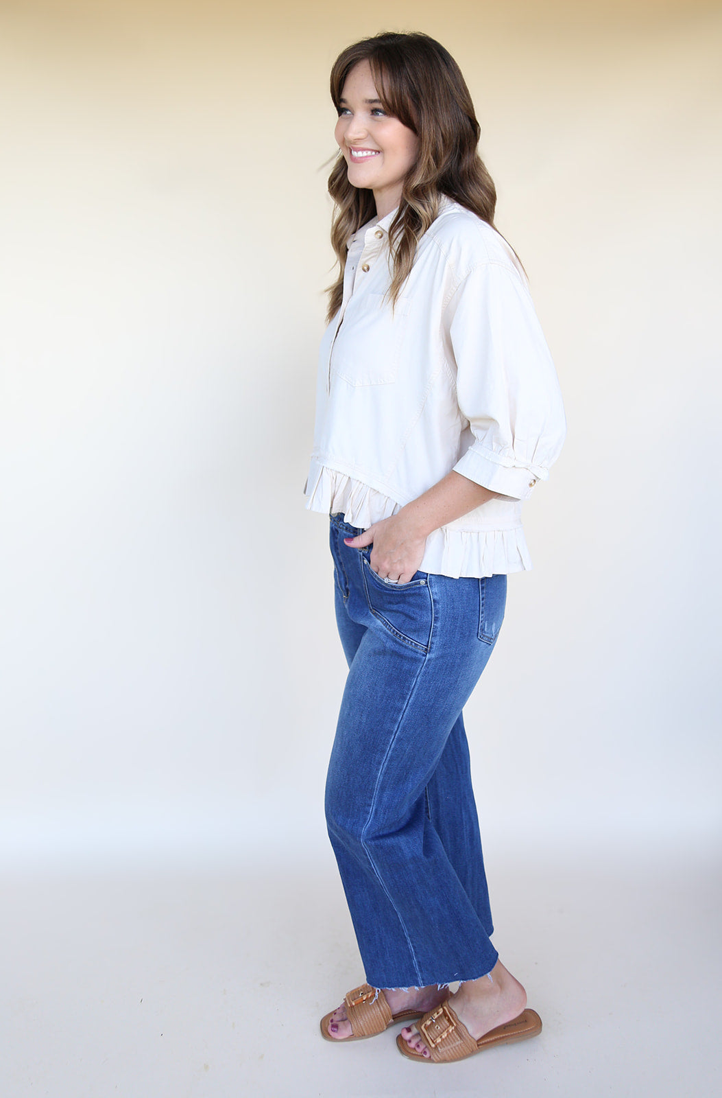 Perfect Cropped Denim Pants