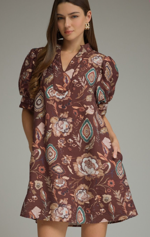 The Autumn Lane Dress in Wine