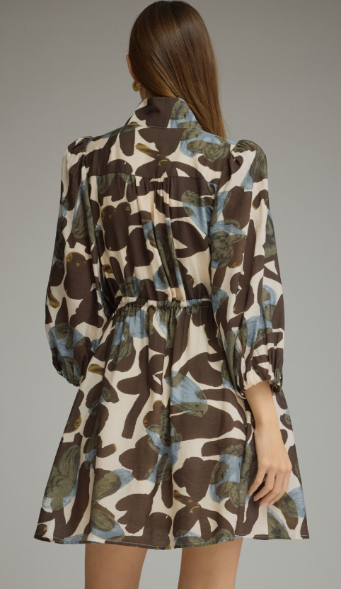 Woodland Bloom Mini Dress