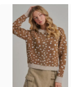 Doe Pattern Sweater