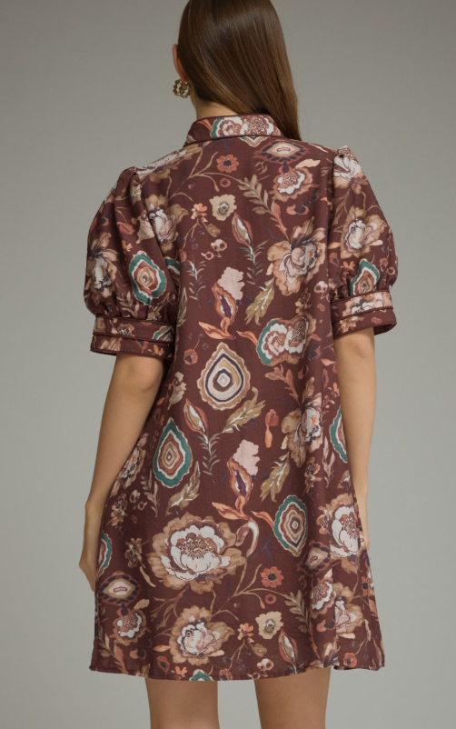 The Autumn Lane Dress in Wine