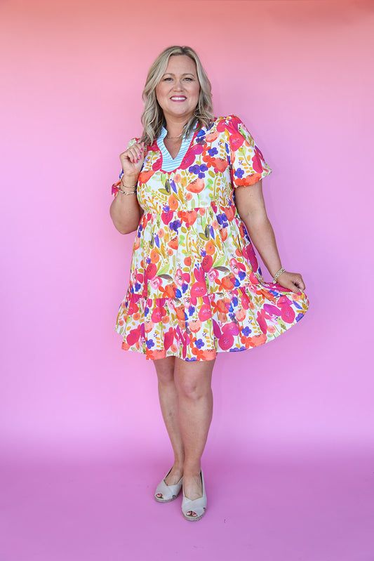 Sara Floral Dress