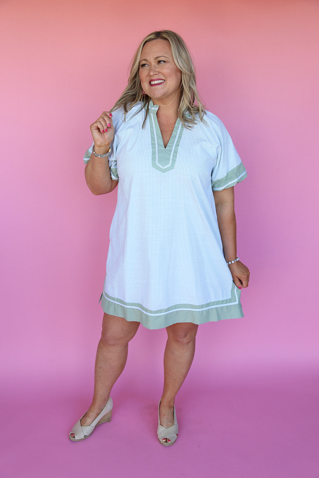 Southern Charm Striped Dress