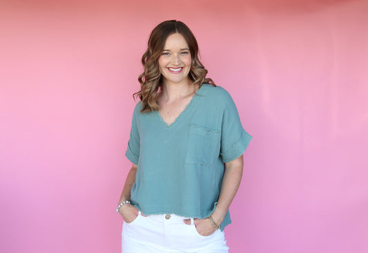 Barefoot Beauty Gauze Top