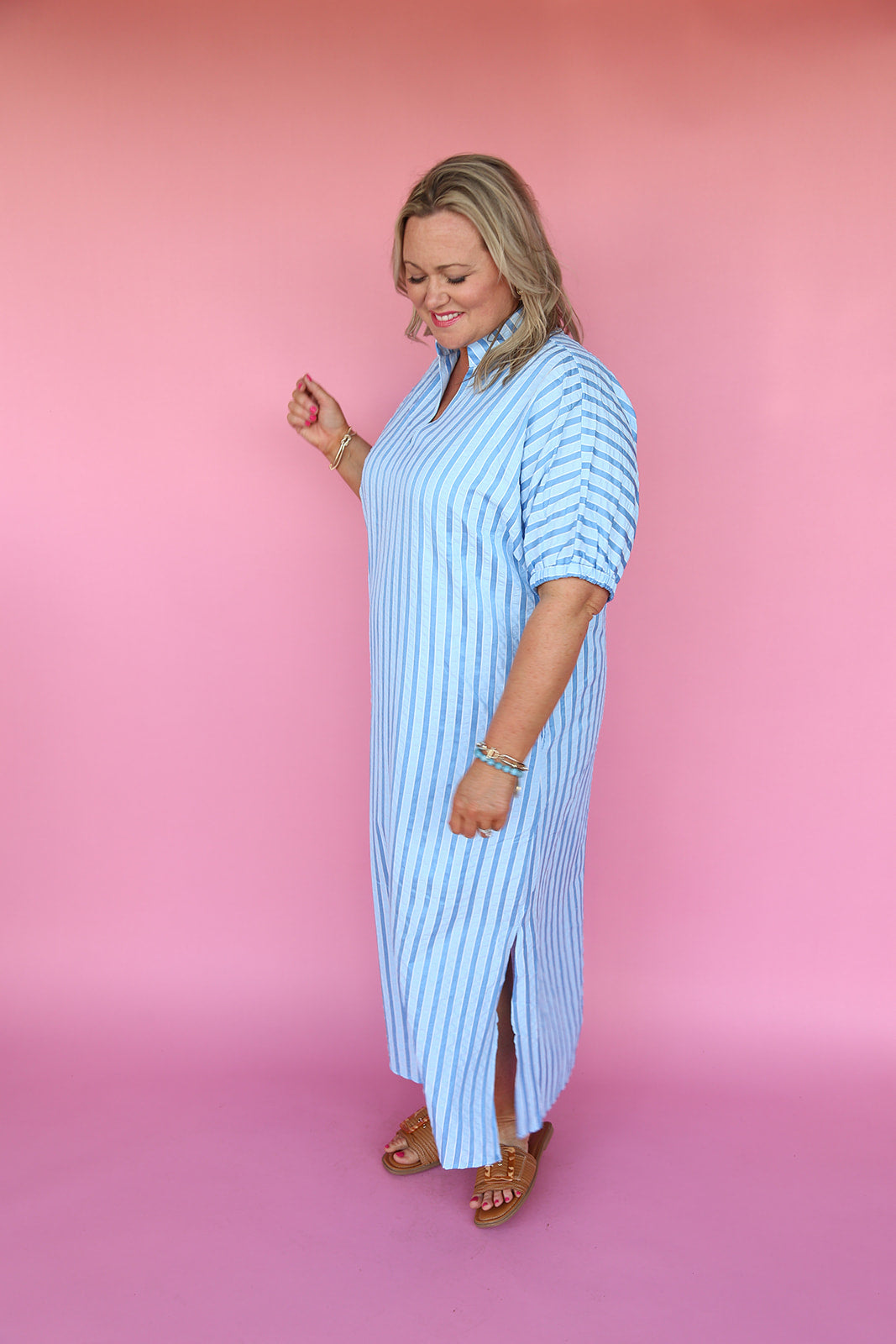 Ocean View Dress in Lt Blue