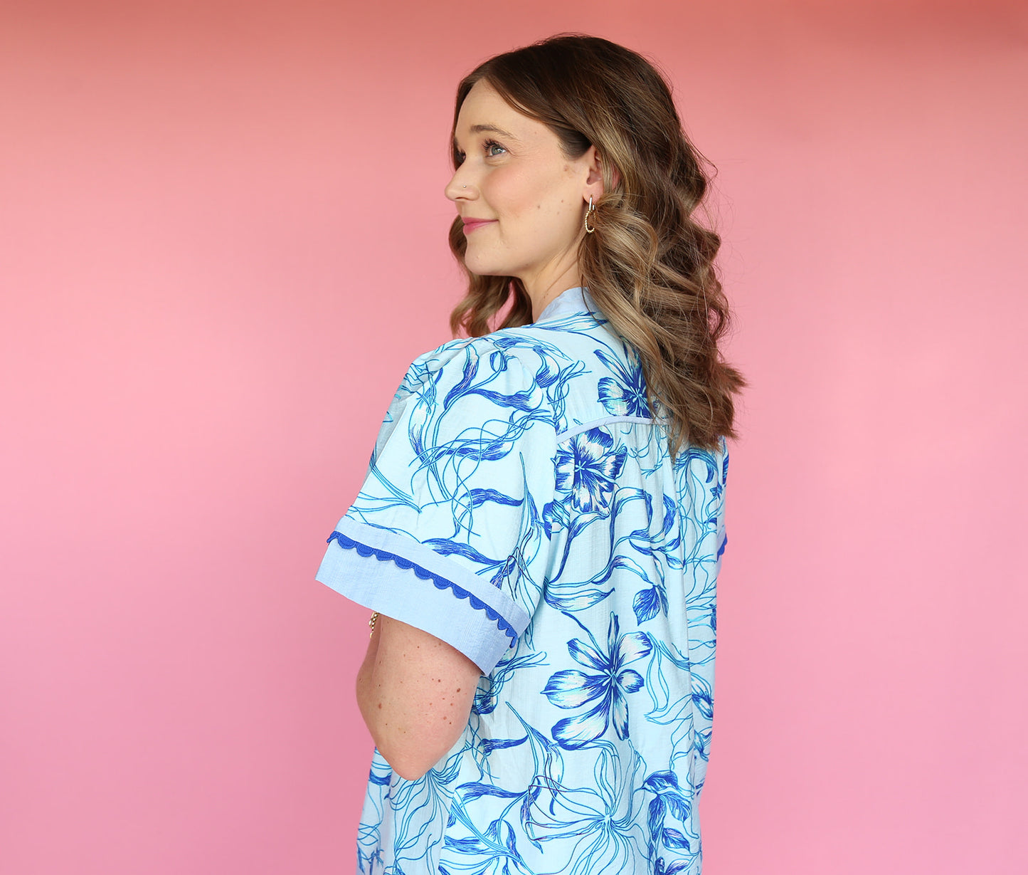 Amanda Floral Top