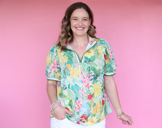 Spring Florals Top