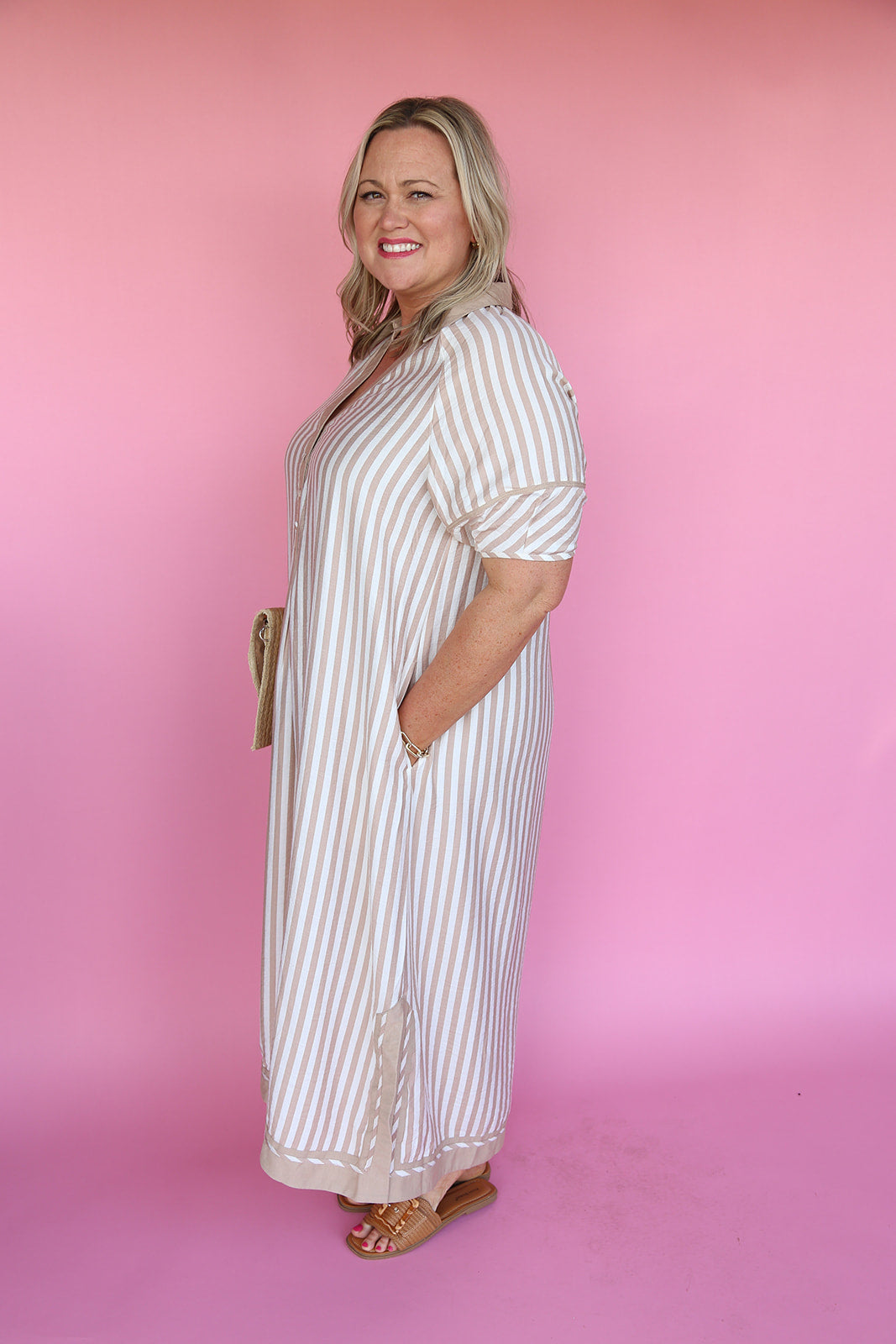 Savannah Striped Dress