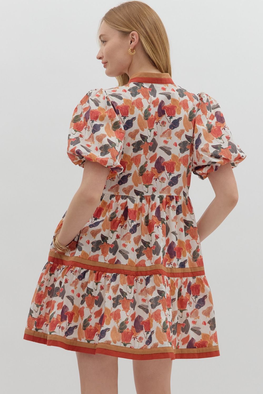 Autumn Floral Dress